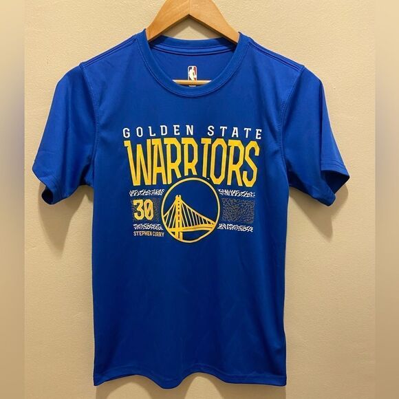 NBA Blue and Gold Holden State Warriors Jersey L - Picture 1 of 6